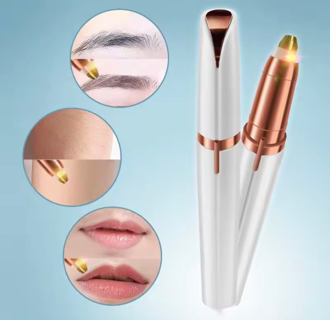 Rechargeable Eyebrow Trimmer, Makeup Painless Eyebrow Epilator, Portable Eyebrow Shaper, Eyebrow Trimmer Device Rechargeable Eyebrow Trimmer, Makeup Painless Eyebrow Epilator, Portable Eyebrow Shaper, Eyebrow Trimmer Device